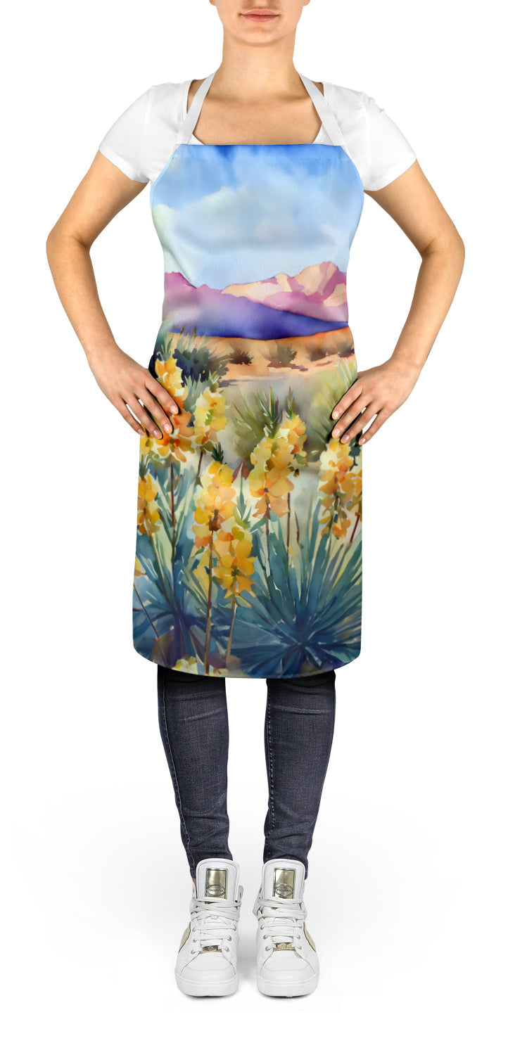 New Mexico Yucca Flower in Watercolor Apron by Caroline's Treasures