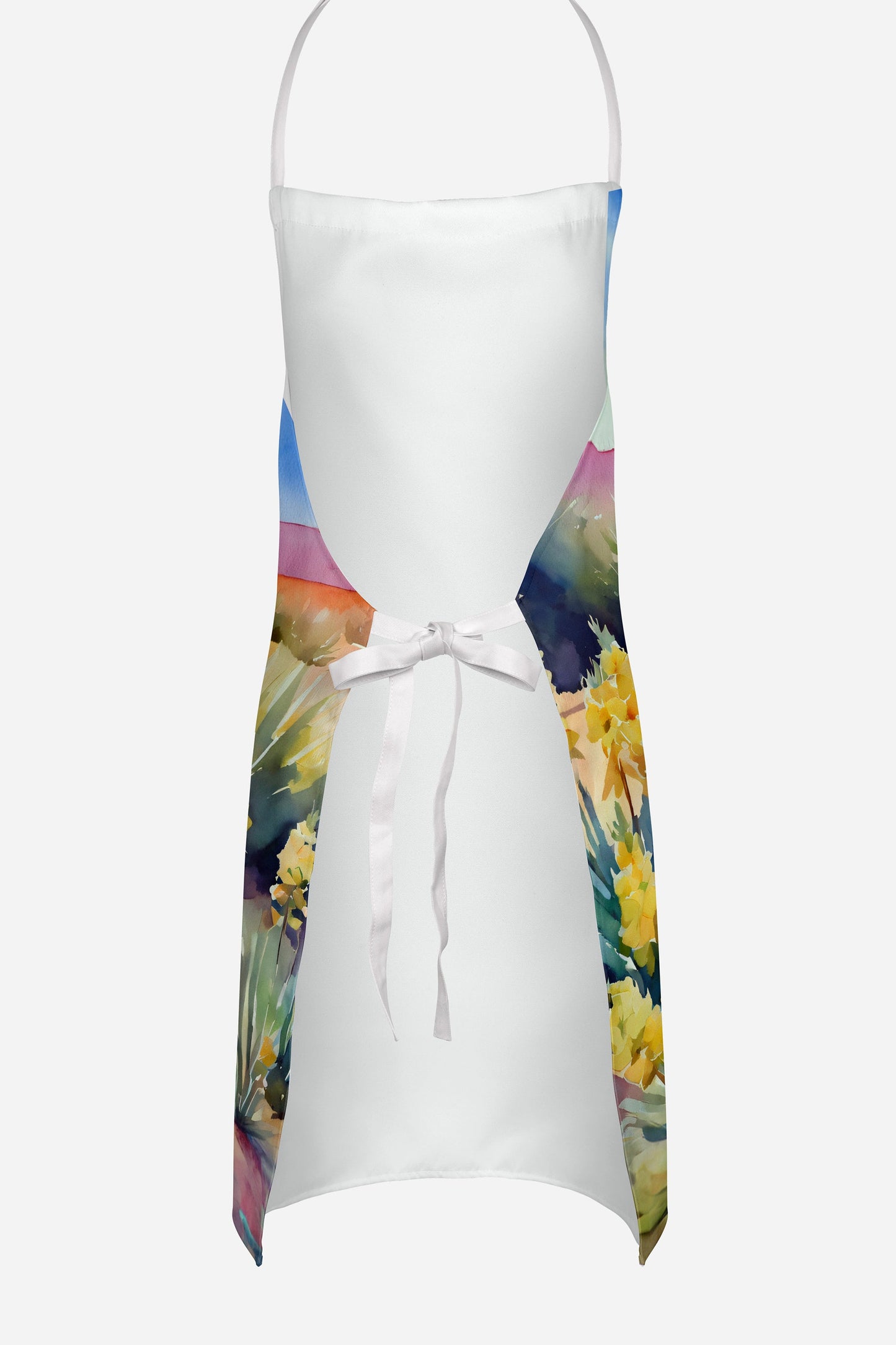 New Mexico Yucca Flower in Watercolor Apron by Caroline's Treasures