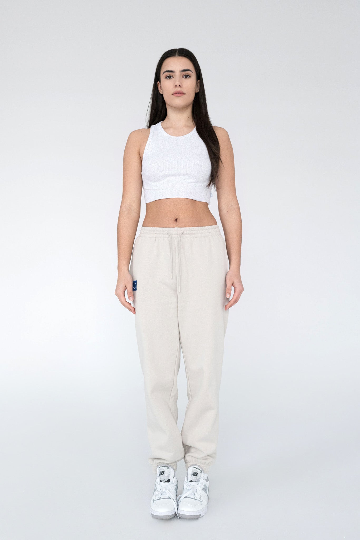 SuperSoft™ Pixel Fog Grey Pants by Amoo