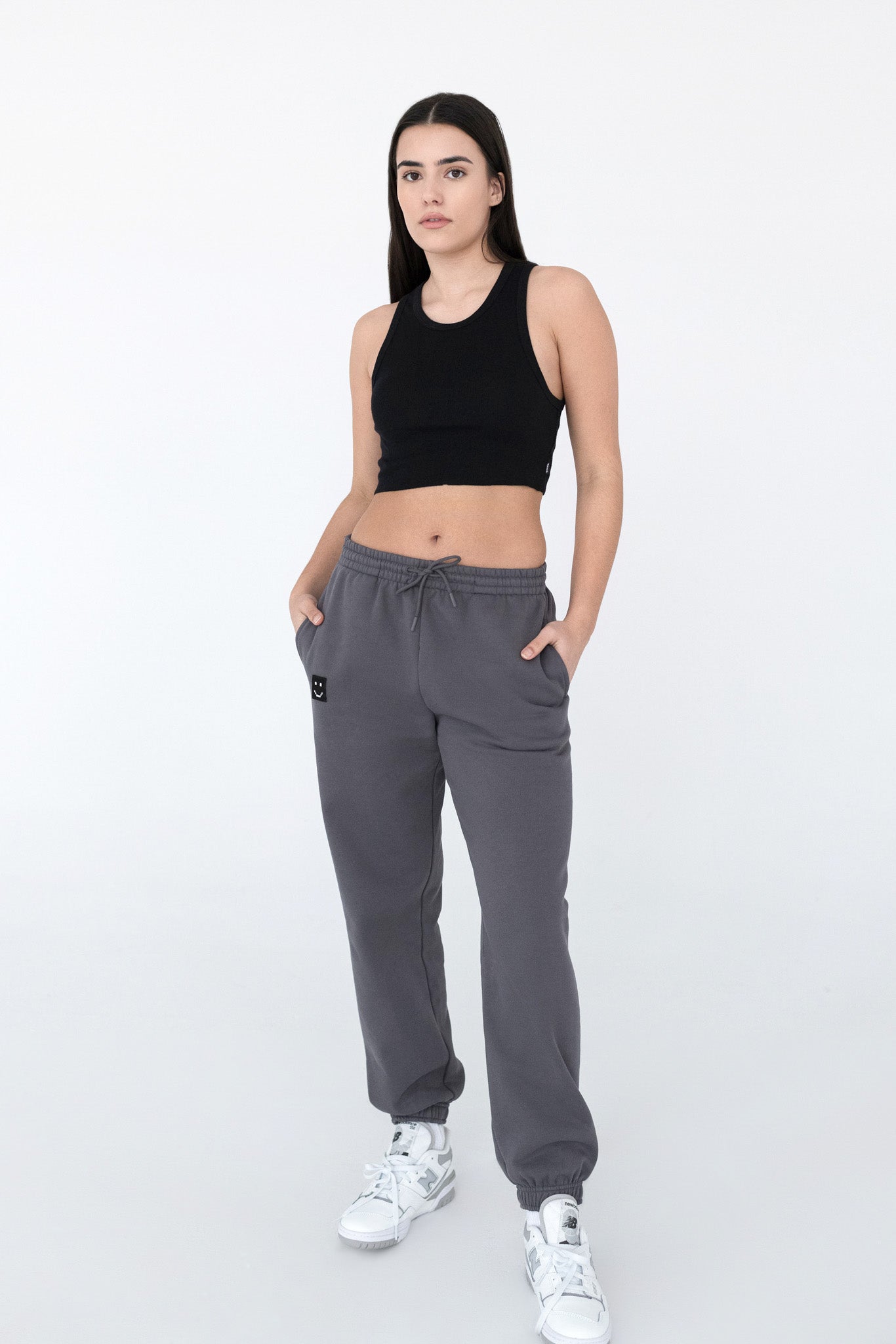 SuperSoft™ Pixel Charcoal Pants by Amoo