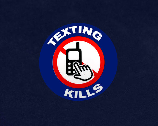 Texting Kills Car Window Decals by Fundraising For A Cause