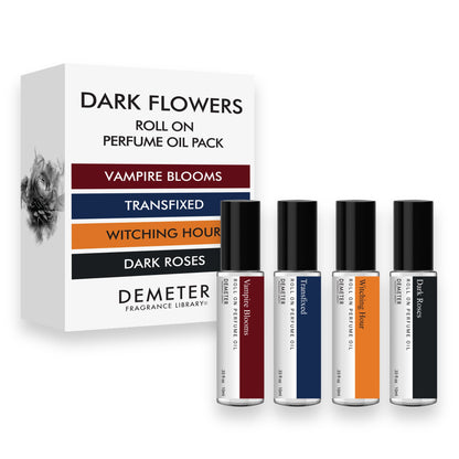 Dark Flowers Roll On Perfume Oil Set by Demeter Fragrance Library