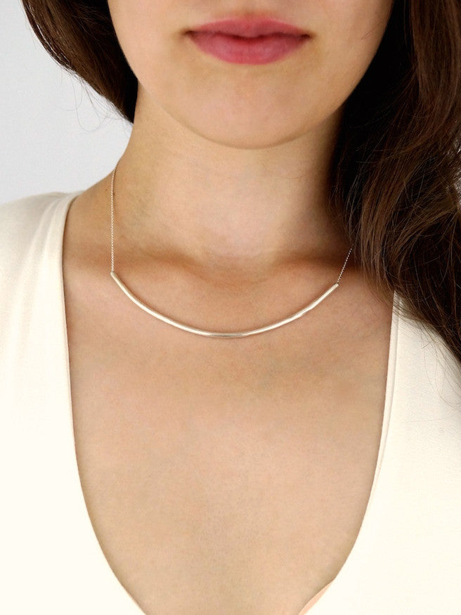 Tube Collar Necklace by Ash & Rose