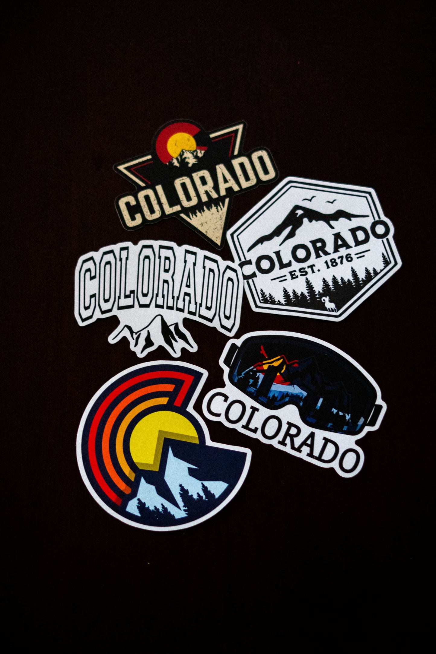 Colorado EST. 1876 Sticker by Colorado Threads Clothing