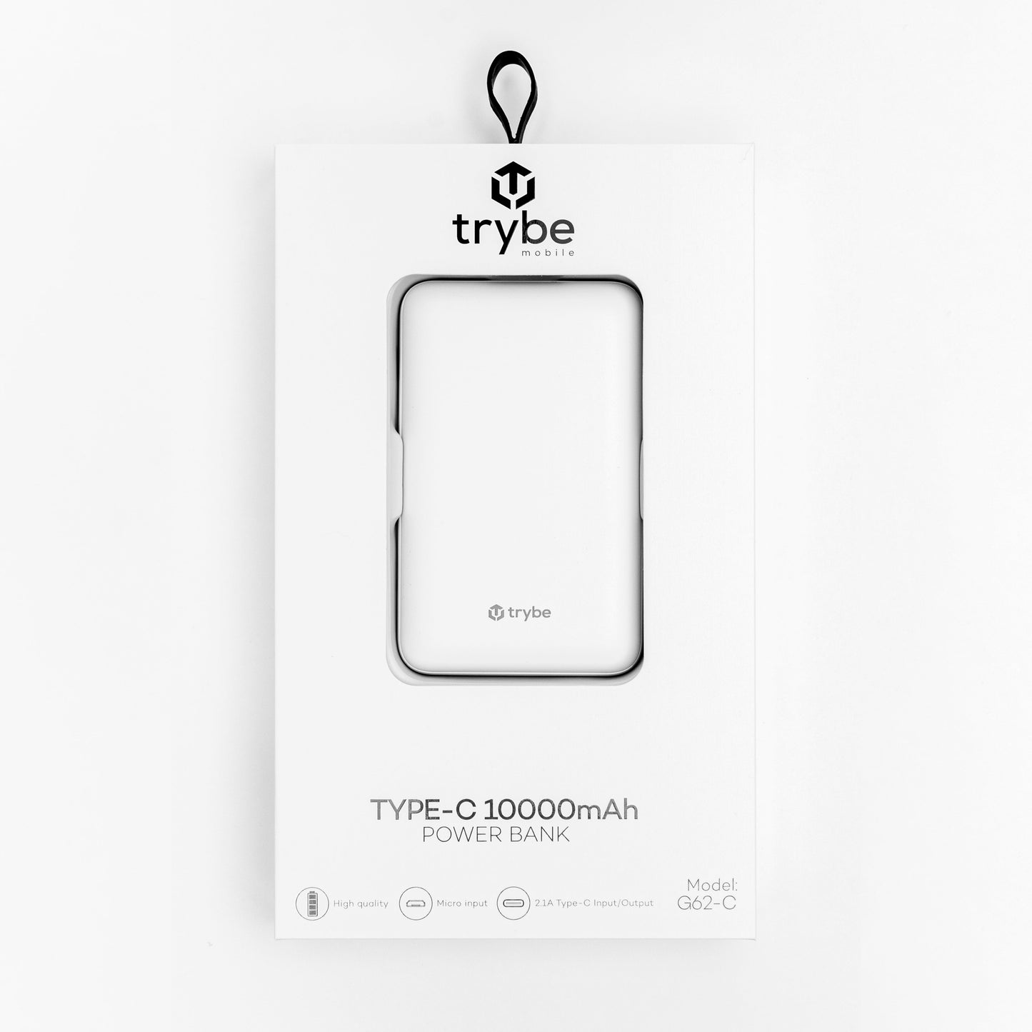 Trybe 10000mAh Dual USB-A + USB-C G62-C Power Bank by trybe mobile