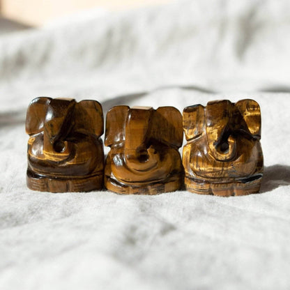 Tiger Eye Ganesh by Tiny Rituals