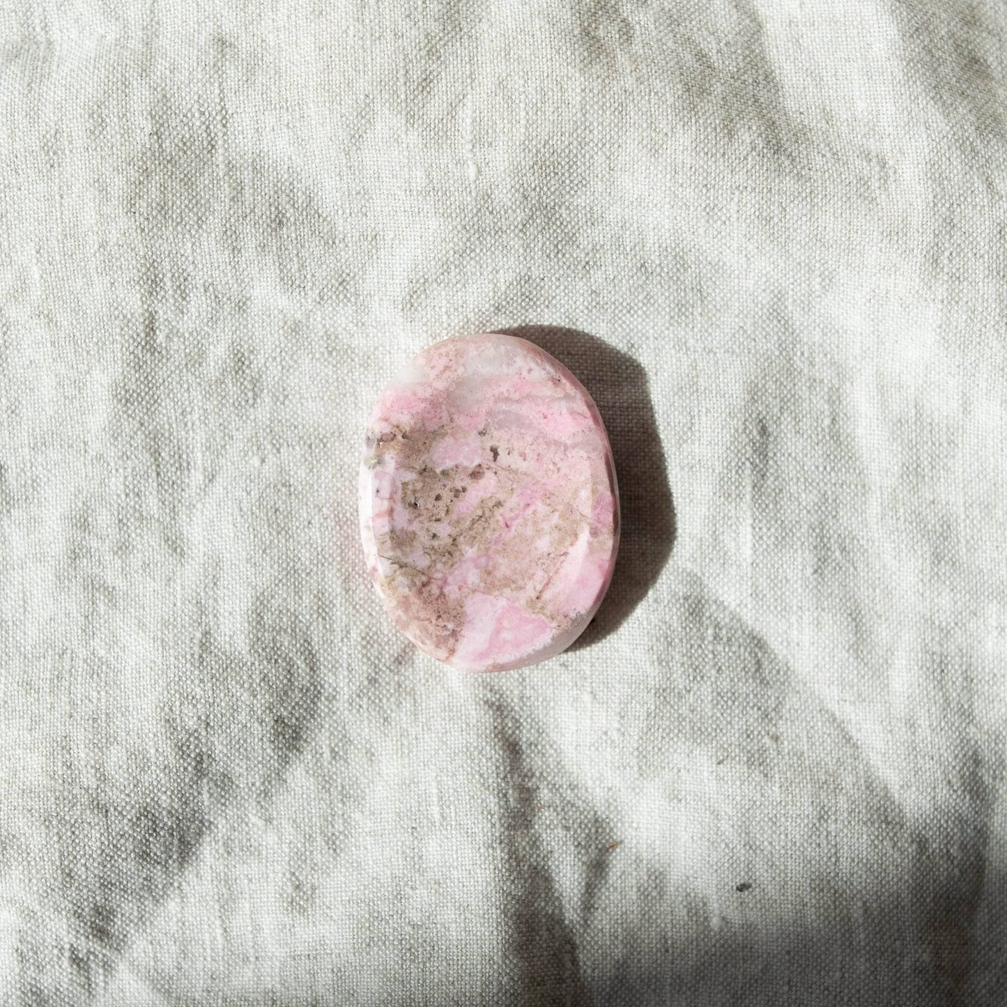 Rhodonite Worry Stone by Tiny Rituals