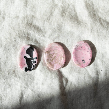 Rhodonite Worry Stone by Tiny Rituals