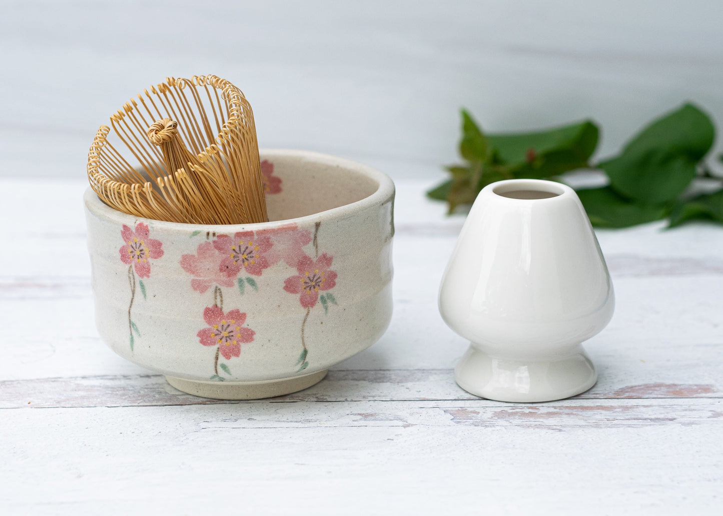 Shidare-Sakura Matcha Bowl by Aprika Life