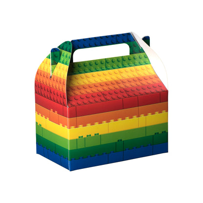 Paper Treat Boxes LEGO 20 Pack 6.25" X 3.75" X 3.5" by Hammont