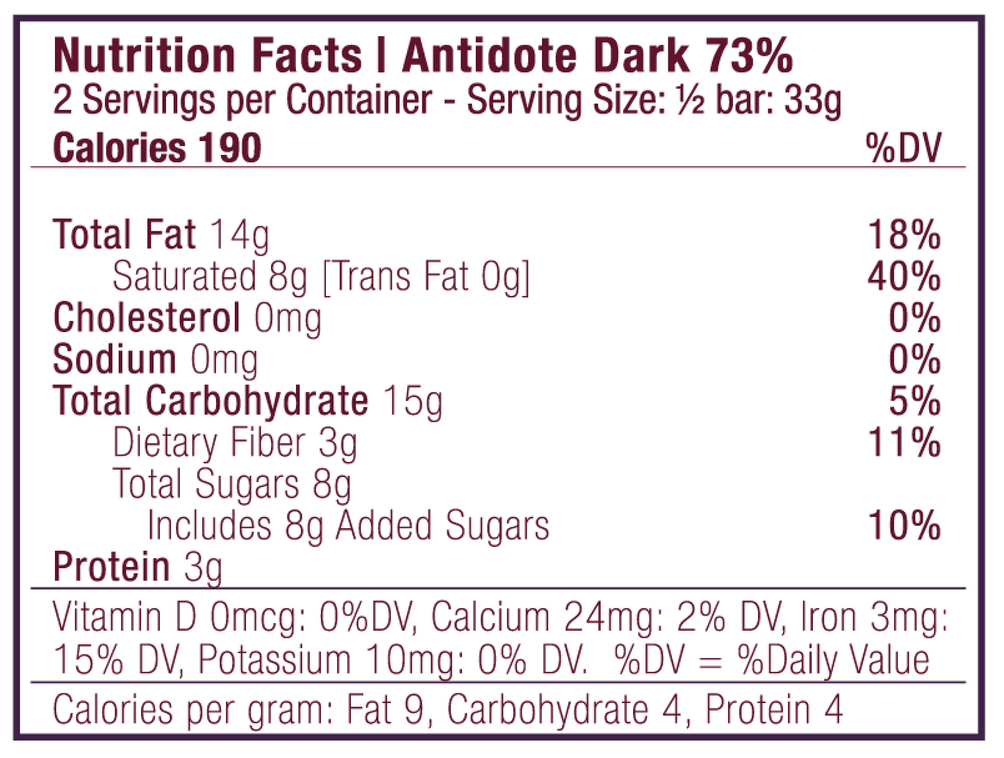 Antidote Chocolate HYBRIS: MANGO + JUNIPER - 12 Bars by Farm2Me