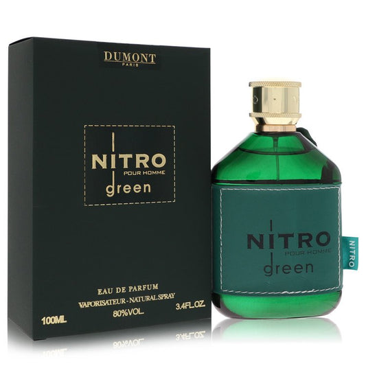 Dumont Nitro Green by Dumont Paris Eau De Parfum Spray 3.4 oz for Men by Avera Group