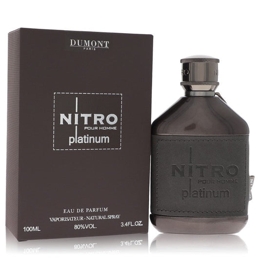 Dumont Nitro Platinum by Dumont Paris Eau De Parfum Spray 3.4 oz for Men by Avera Group