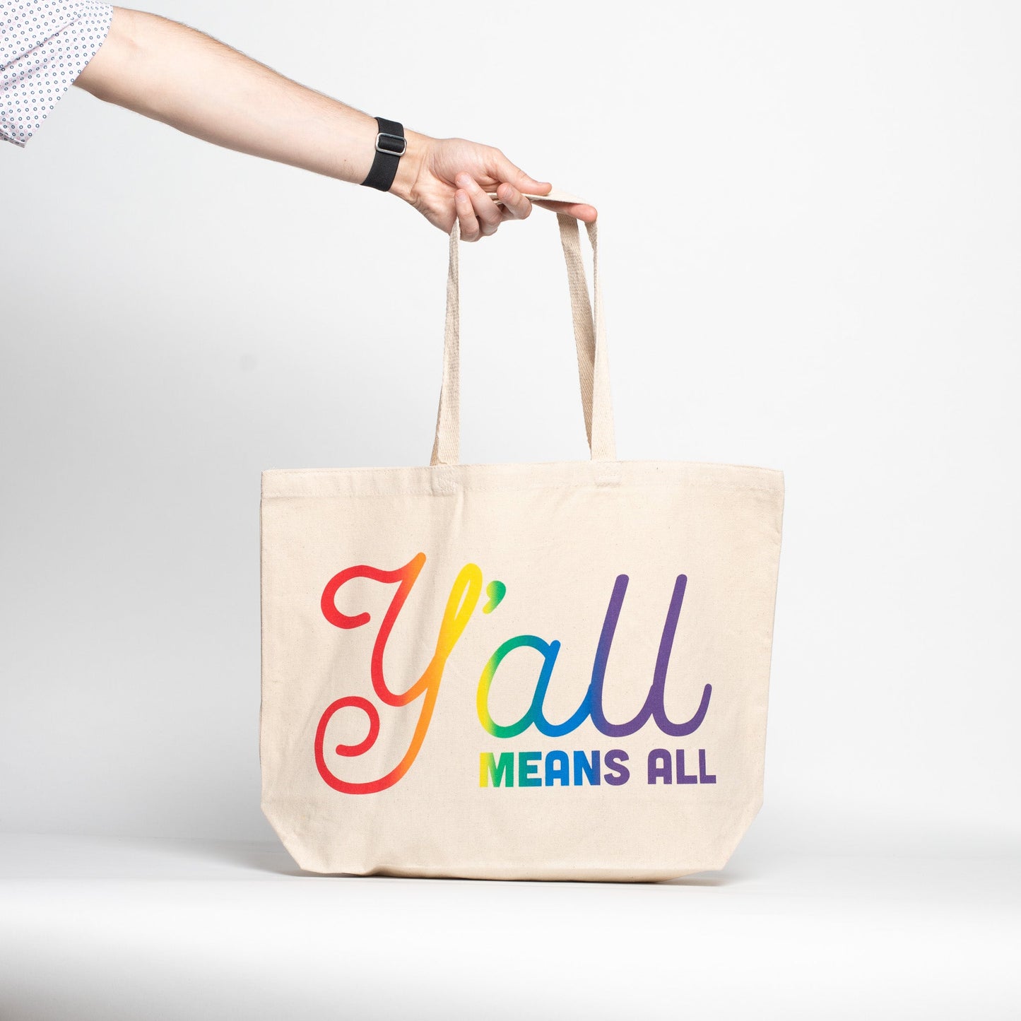 Y'all Means All Luxury Tote by Music City Creative