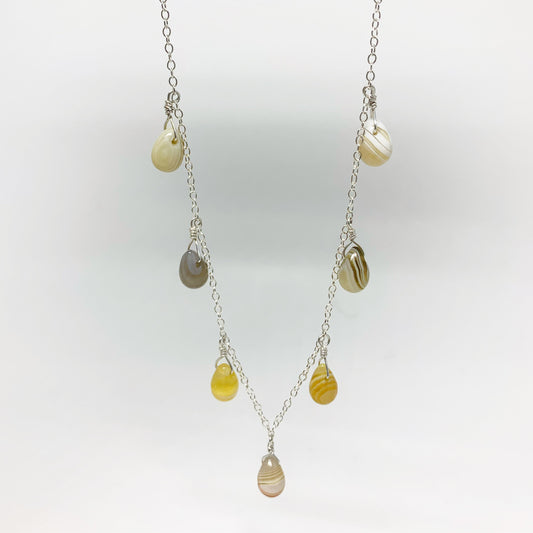 Botswana Agate Necklace by Jennifer Cervelli Jewelry