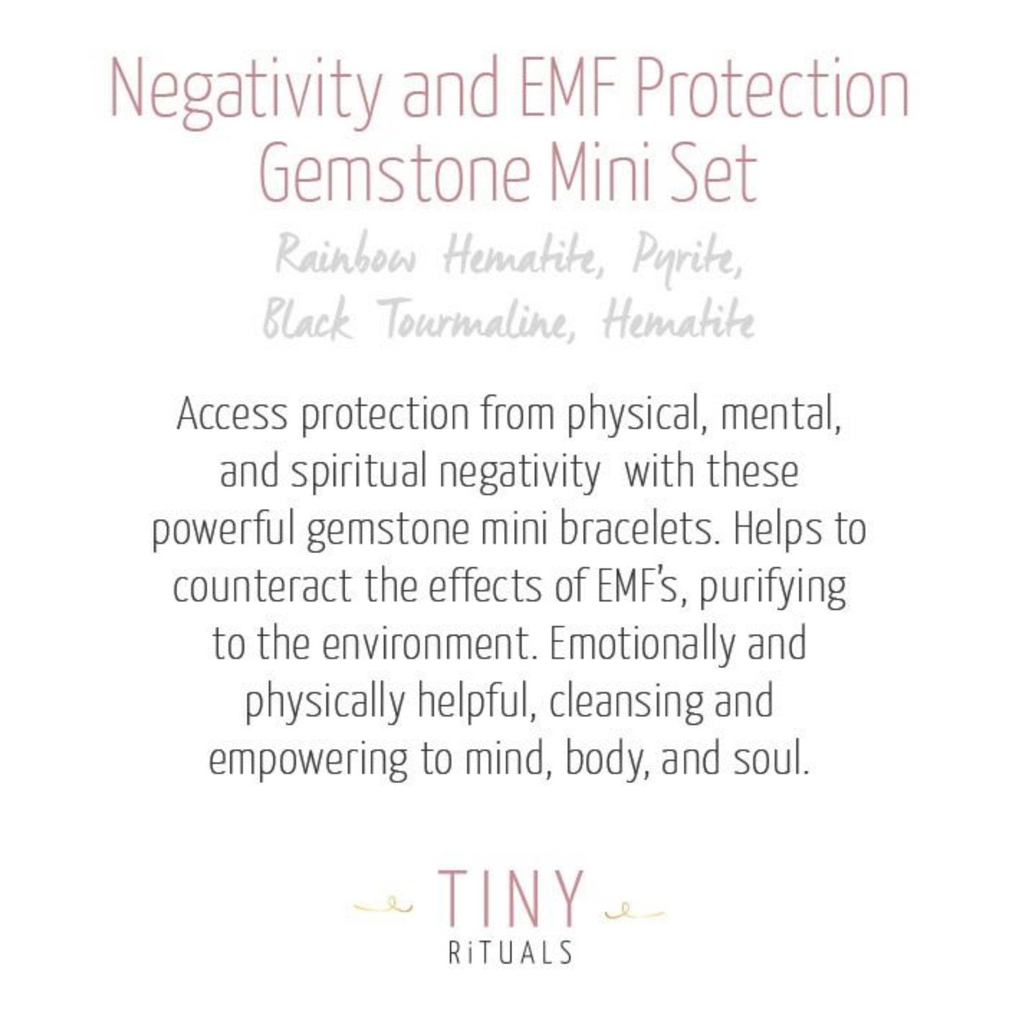 Protection from Negativity & EMF Pack by Tiny Rituals