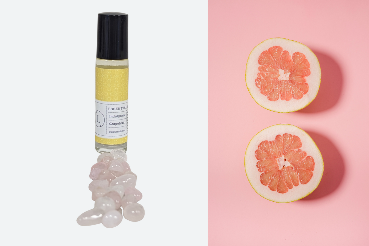 Set of Essential Oils Roll-On with Crystals by Lizush