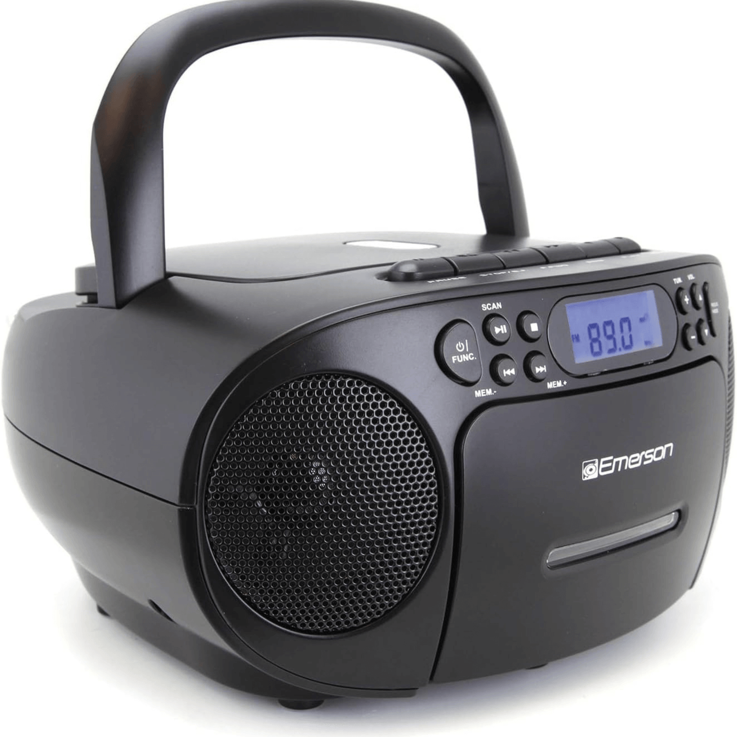 Emerson Portable CD/Cassette Boombox with AM/FM Radio by Jupiter Gear Home