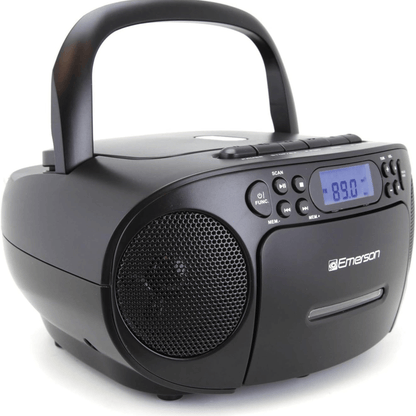 Emerson Portable CD/Cassette Boombox with AM/FM Radio by Jupiter Gear Home