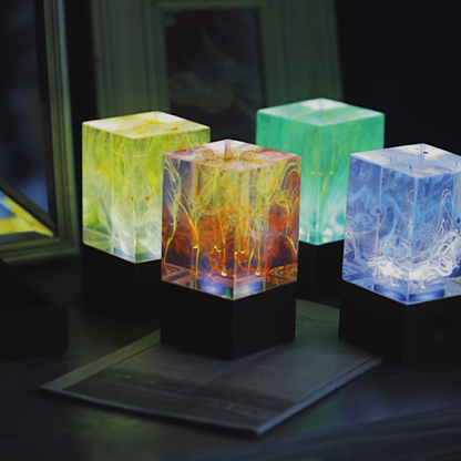 Resin table decor - Aurora by EP Light