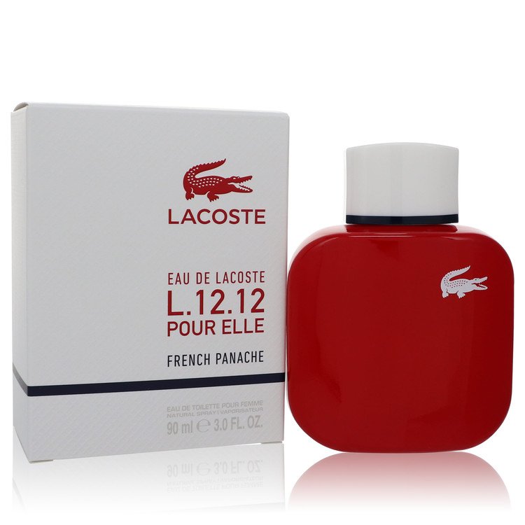 Eau De Lacoste L.12.12 Pour Elle French Panache by Lacoste Eau De Toilette Spray 3 oz for Women by Avera Group