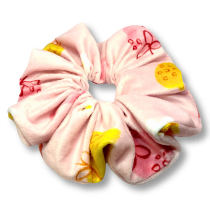 Pink Fruit Minky Scrunchie by Enchanted Scrunch