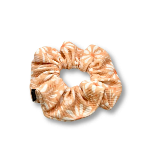 Mini Pink Floral Spring Bullet Scrunchie by Enchanted Scrunch