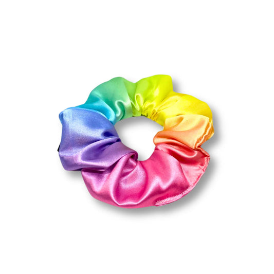 Mini Rainbow Ombre Silk Scrunchie by Enchanted Scrunch