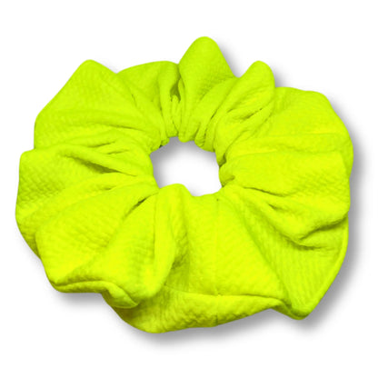 Neon Yellow Bullet Scrunchie by Enchanted Scrunch