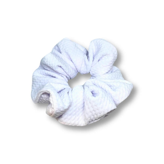 Mini White Bullet Scrunchie by Enchanted Scrunch