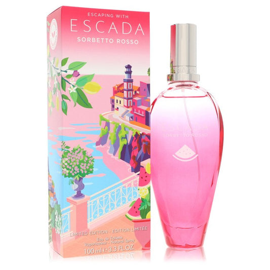 Escada Sorbetto Rosso by Escada Eau De Toilette Spray (Limited Edition) 3.3 oz for Women by Avera Group