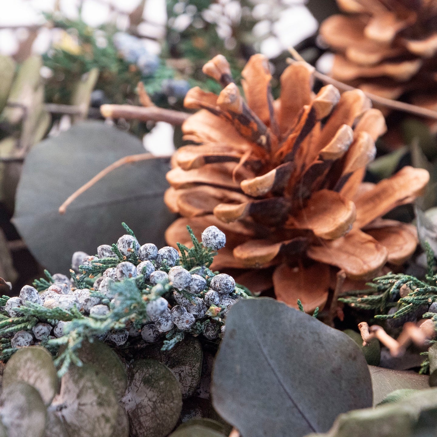 Eucalyptus Juniper & Pinecone Wreath by Andaluca Home