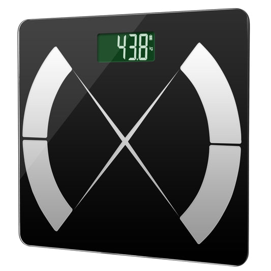 Smart Body Composition Scale - Fat Monitor, Digital APP, BMI Analyzer - Black by VYSN