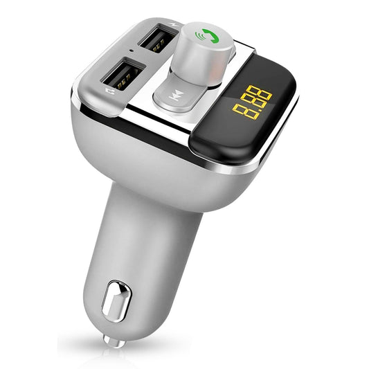 Wireless FM Transmitter 3.4A USB Car Charger Hands-free Call MP3 Player TF Card USB Disk Reader by VYSN