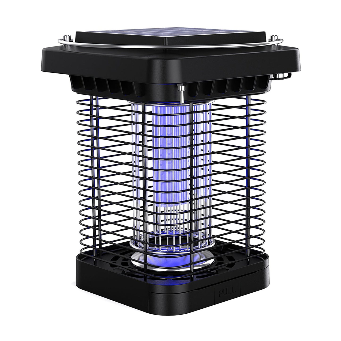 Solar Bug Zapper: Powerful, Waterproof, Indoor/Outdoor - 1076Sq.Ft Range, Insect Killer - Black by VYSN