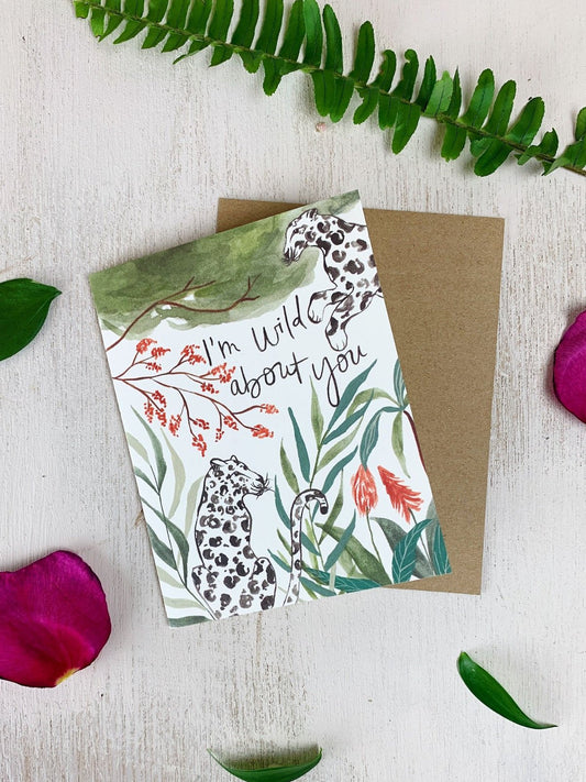 I'm Wild About You Card by Ash & Rose