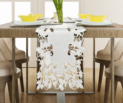 White Table Placemats - Darvin Collection by Decozen