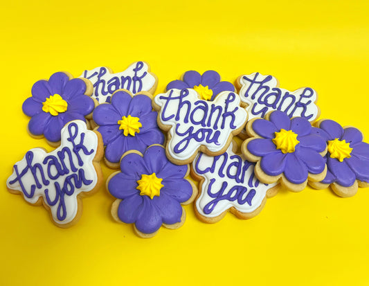 Thank You Sugar Cookies- Gluten Free Available by Confections of a Cake Lover