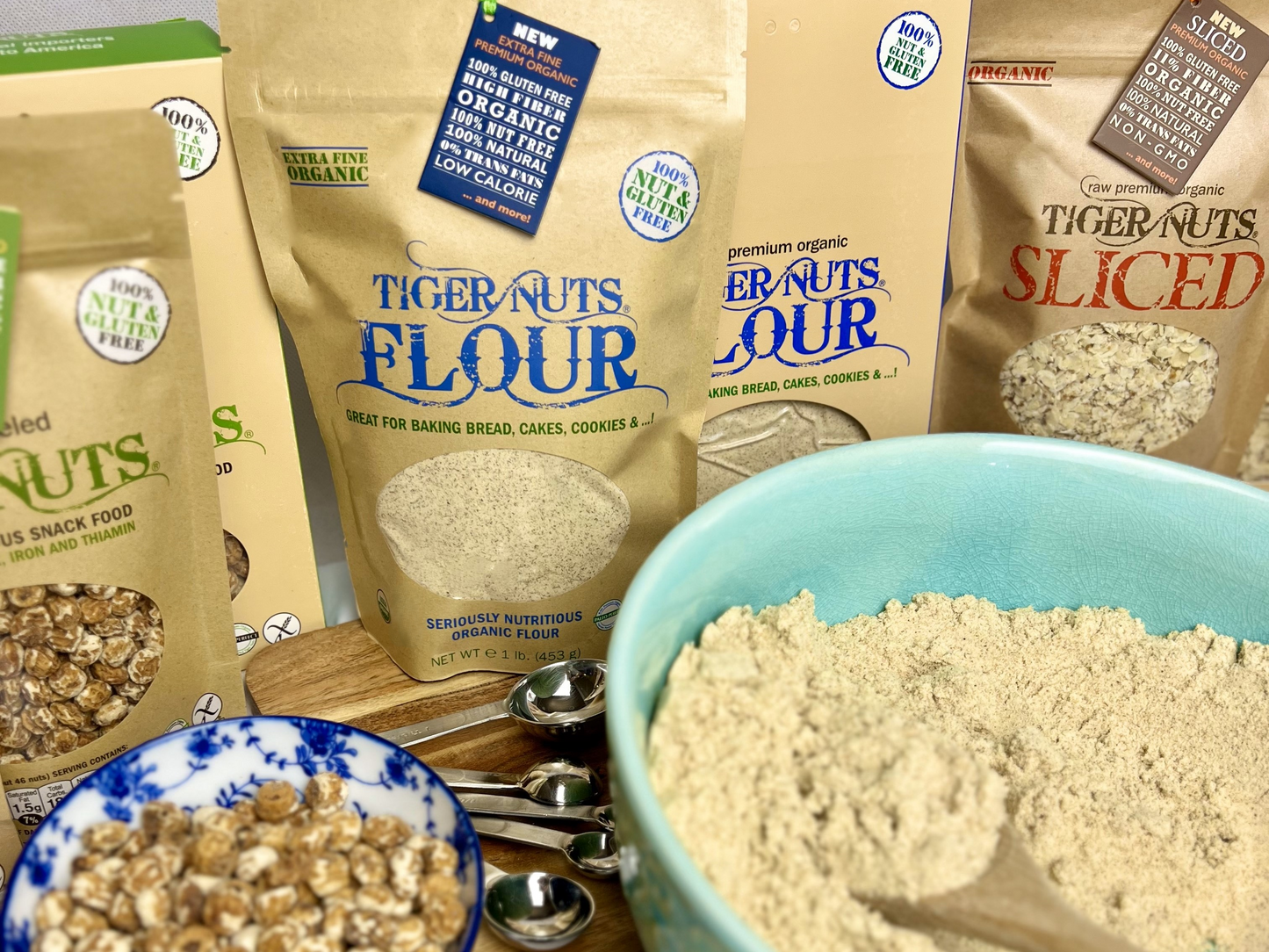 Tiger Nuts Flour in 1 lbs bag - 24 bags by Farm2Me