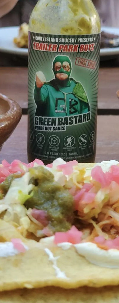 Trailer Park Boys - Green Bastard Hot Sauce by Coney Island Saucery