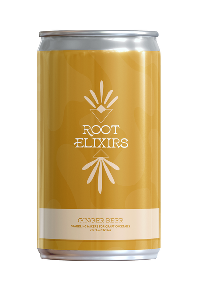 Root Elixirs Mini Cocktail Kit- Sparkling Premium Cocktail Mixers- 4 Cans 7.5 oz & Custom Premium Cocktail Garnish Packet by Farm2Me