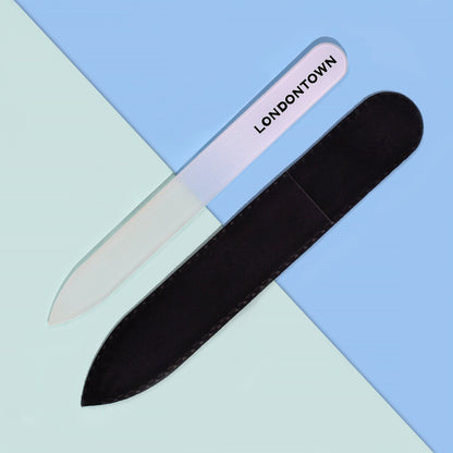 White Glass Nail File by LONDONTOWN