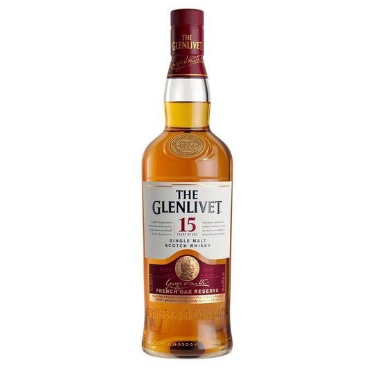 The Glenlivet 15 Year Old French Oak Reserve Single Malt Scotch Whisky by CraftShack Spirits Marketplace