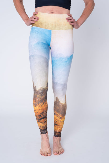 Golden Hour Yoga Pants by Colorado Threads Clothing