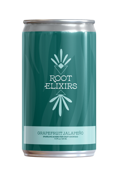 Root Elixirs Mini Cocktail Kit- Sparkling Premium Cocktail Mixers- 4 Cans 7.5 oz & Custom Premium Cocktail Garnish Packet by Farm2Me