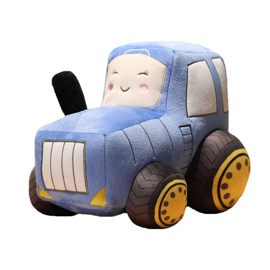 Farm Tractor Plush Toy Cushion by Plushy Planet