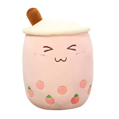 24cm Kawaii Milk Boba Tea Plush by Plushy Planet