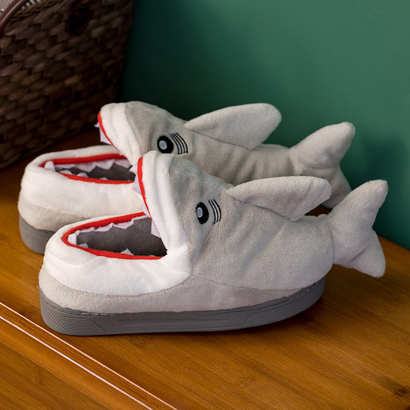 Zoey - Warm Plush Shark Slippers by Plushy Planet