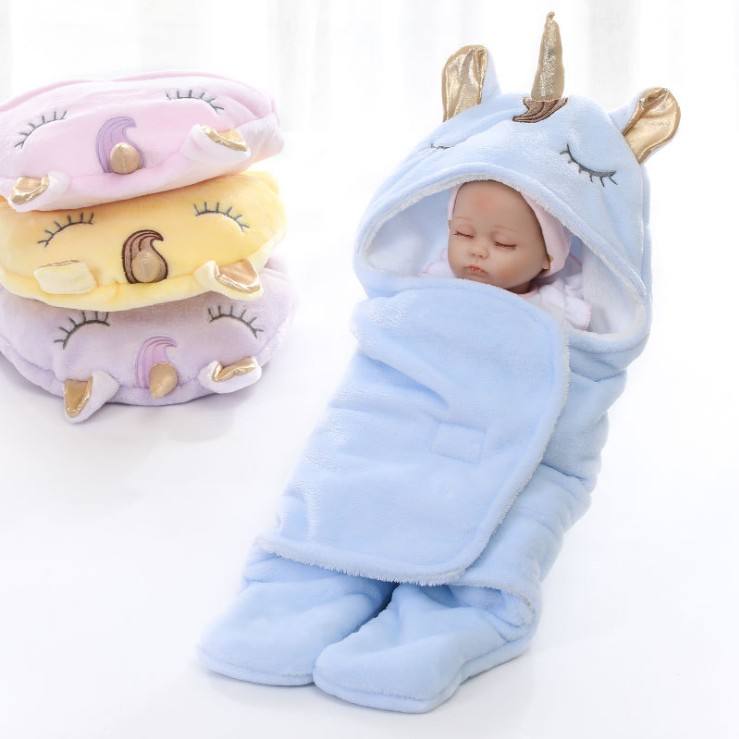 Unicorn Flannel Blanket: Lightweight, Cozy by Plushy Planet