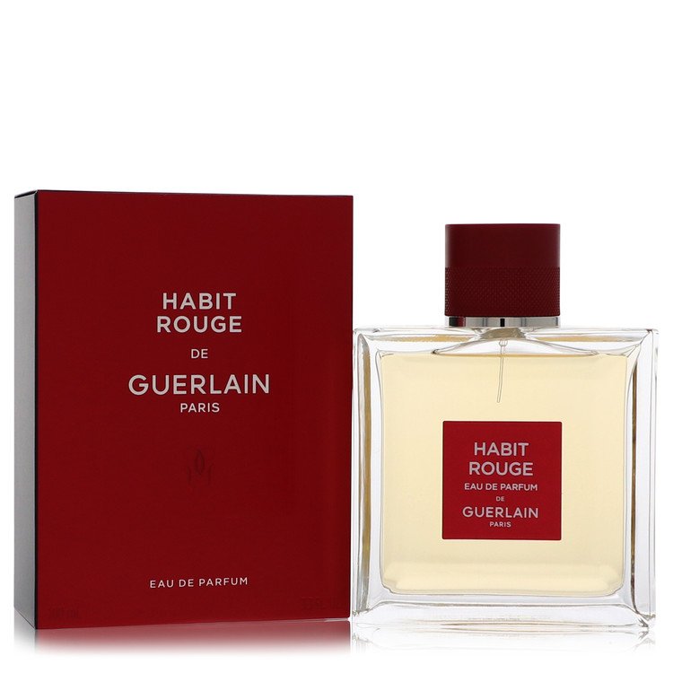 Habit Rouge by Guerlain Eau De Parfum Spray 3.4 oz for Men by Avera Group